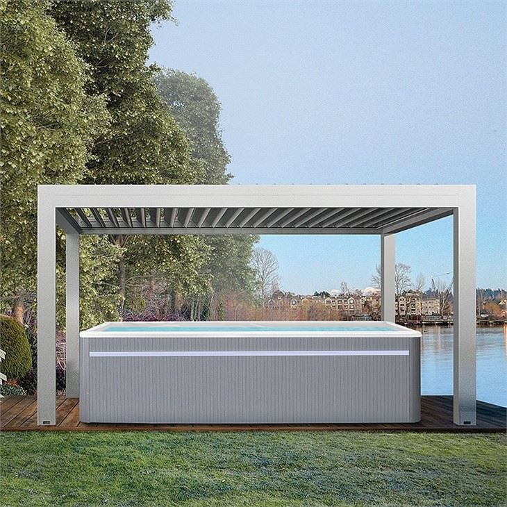Garden Covered Aluminum Pergola